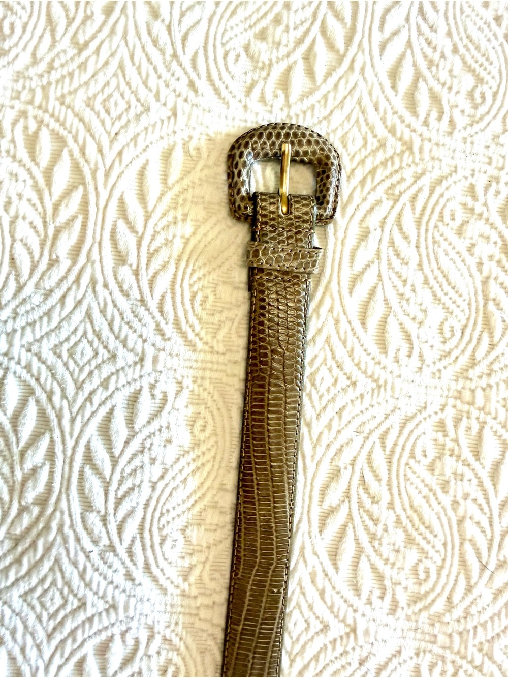 Genuine Lizard Womens Taupe Belt Nordstrom